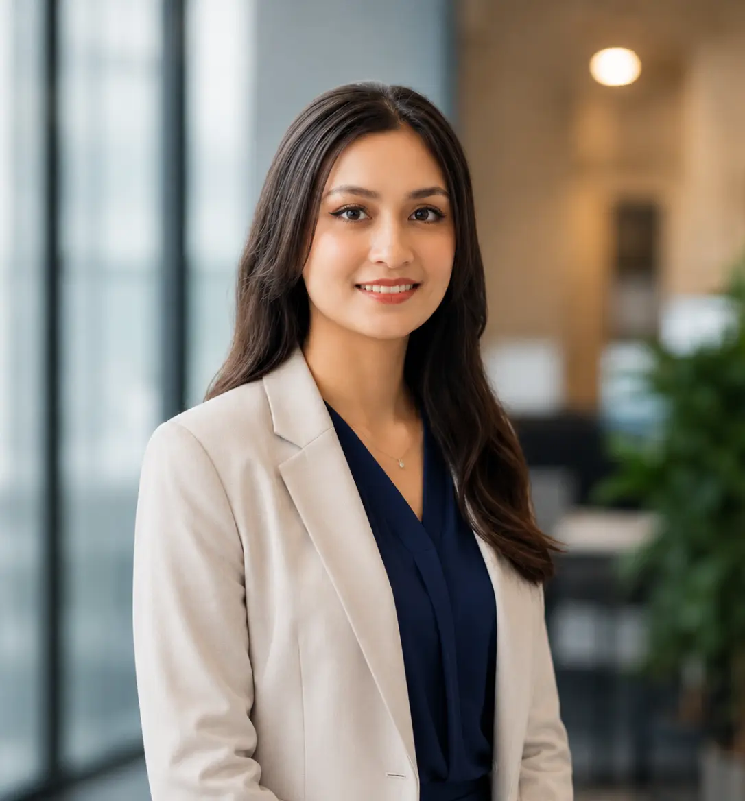 Sana Faisal, graphic designer and Canva specialist at Market Latch, a digital growth agency