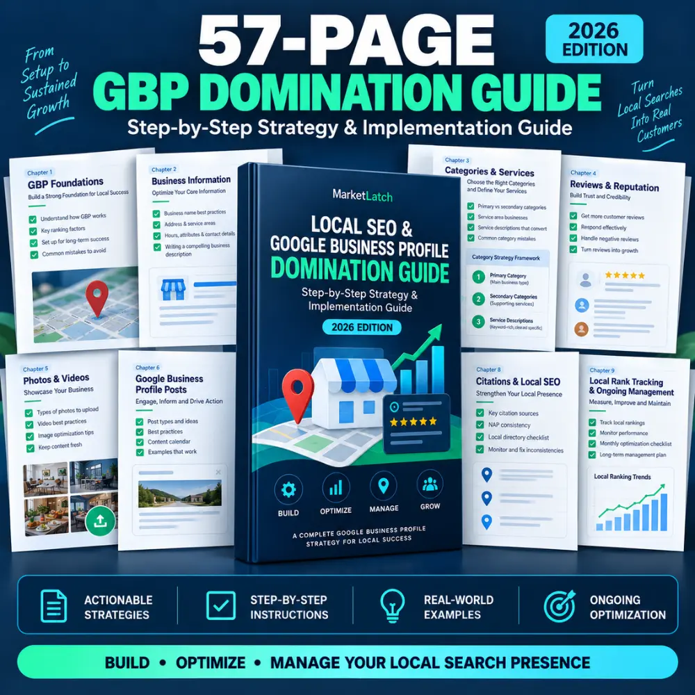 57-page Google Business Profile Domination Guide for local SEO strategy and implementation