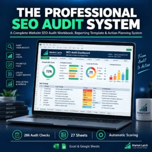 The Professional SEO Audit System SEO audit template for Excel and Google Sheets